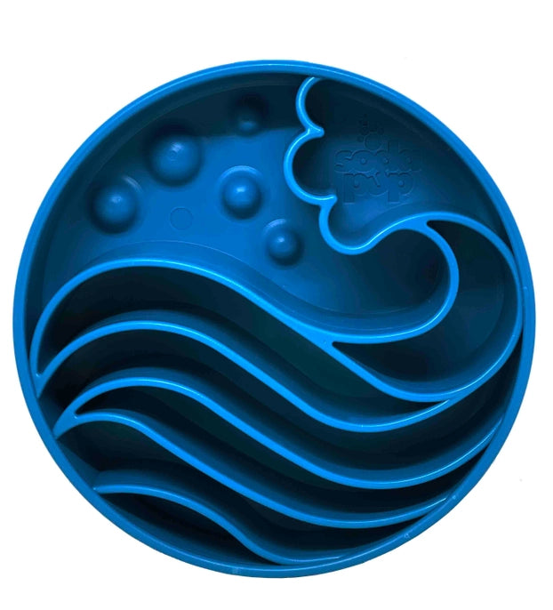 Wave Design Slow Feeder Bowl