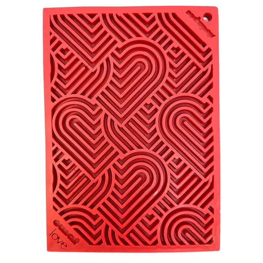 Heart Design Lick Mat